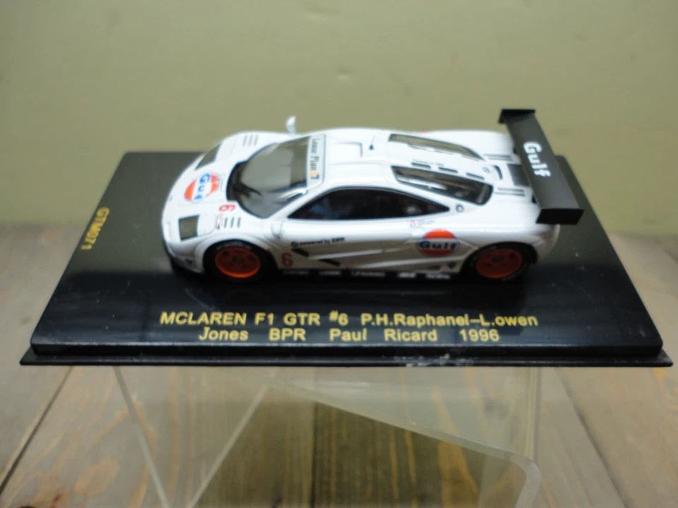 1996 McLaren F1 GTR масштаб 1/43 IXO модели гонки BPR GT серии Gulf #6 GTM071 - Изображение 2 из 4
