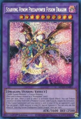 Yugioh! MP Starving Venom Predapower Fusion Dragon - MP23-EN081