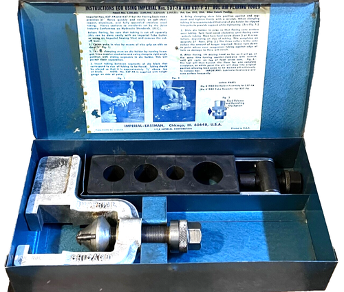 IMPERIAL 537-F Large Flaring Tool, 2 Pc, 37 Deg, 3XTW1 - USA Made 🇺🇸