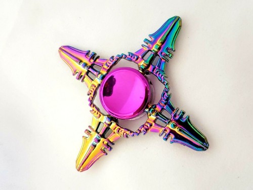 Cool Metal Multi Color Fidget Spinner Toy Boys Girls Kids Adults ADHD Focus 😎 - Picture 7 of 12