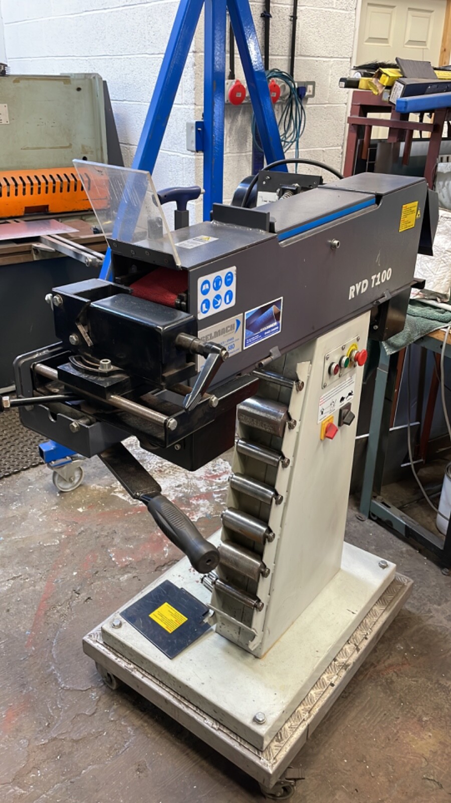 RVD T100 Tube Notcher Abrasive belt grinder notcher 9030 degrees Price inc VAT eBay