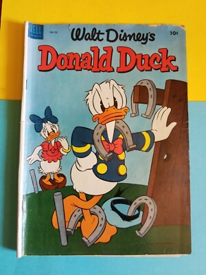 DONALD DUCK WALT DISNEY'S COMIC No.32 DELL GOLDEN AGE 1953