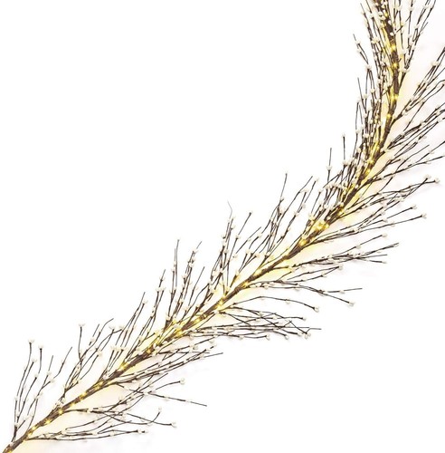 Elegant 6ft Lighted Garland with 100 LED Lights - Perfect for Every Occasion - Picture 5 of 11