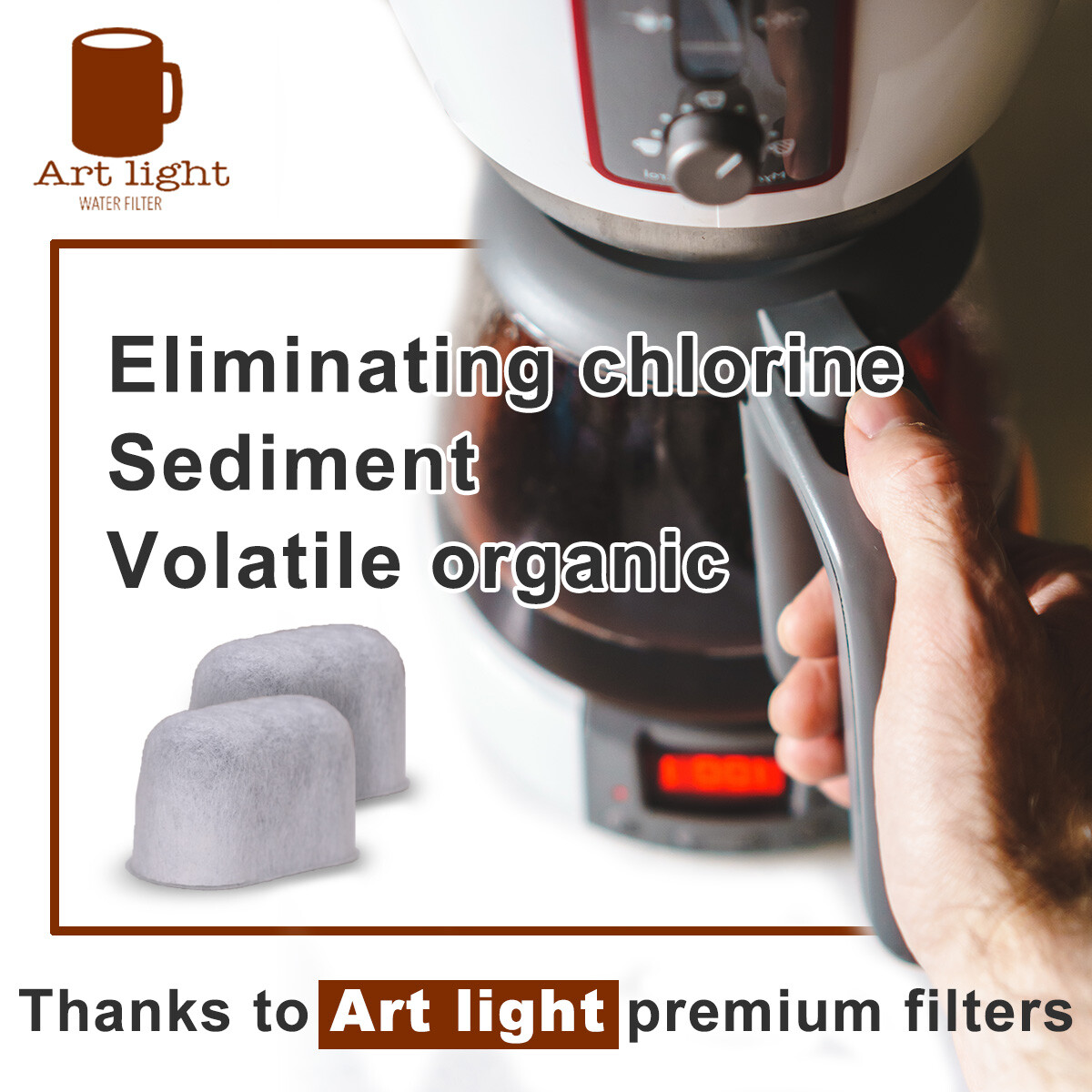 BWF100 Charcoal Water Filters For Breville BES810 BES980 BES875 Coffee