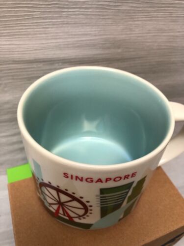 Singapore Starbucks coffee Cup Mug 14oz You Are Here Collection NEW Merlion City - Picture 10 of 15