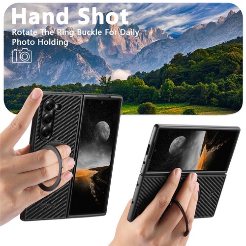 For Samsung Galaxy Z Fold 7 6 5 MagSafe Magnetic Case Rotating Ring Stand Cover - Picture 33 of 34