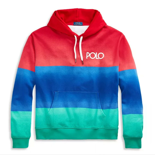 Polo Ralph Lauren Logo Ombré Hooded Sweatshirt RGB XL - Picture 2 of 4