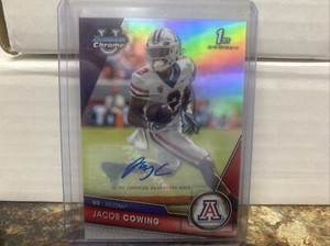2023 Bowman University Chrome Jacob Cowing Prospect Auto Refractor #244/499 #46