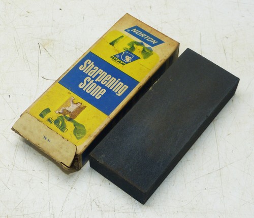 Vintage Norton CRYSTOLON JB45 Combination Bench Sharpening Stone 3”x 2”x¾” INV - Picture 2 of 3