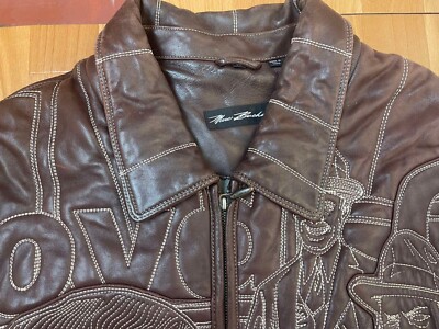 Pelle Pelle leather jacket, mafia gangster vintage, Marc Pelle Pelle leather jacket, mafia gangster vintage, Marc
