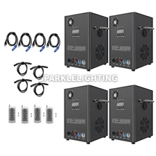 PAIDUN Upgrade 4Pack 850W Cold Spark Firework Machine Sparkler Effect Equipment