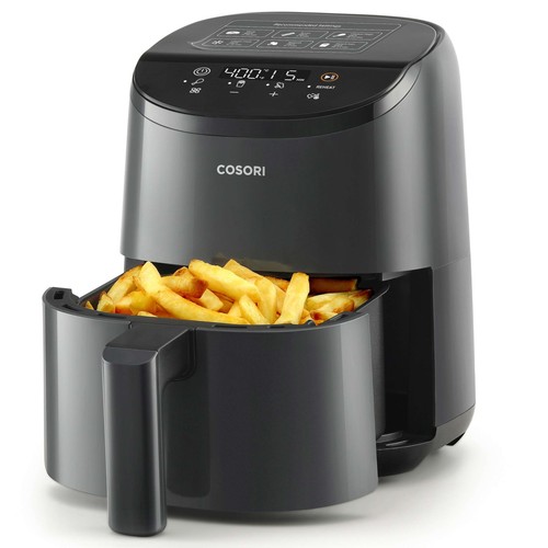Cosori Small Air Fryer 2L Portable, Matt Black