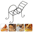 Beach Chair Shape Chicken Roaster Rack Chicken Grill Rack Outdoor Barbecue Tool