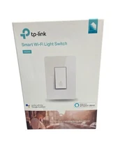 Kasa Smart Light Switch HS200, Single Pole, Needs Neutral Wire, White NEW Sealed
