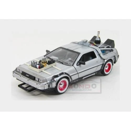 1:24 WELLY De Lorean Time Machine Back To The Future 3 WE22444 - Immagine 2 di 2
