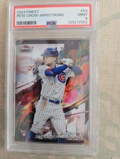 2024 Topps Finest #53 Pete Crow-Armstrong PSA 9 Rookie Cubs AllStar