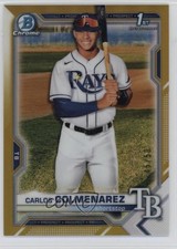 2021 Bowman Chrome Prospects Gold Refractor 45/50 Carlos Colmenarez 1l0s