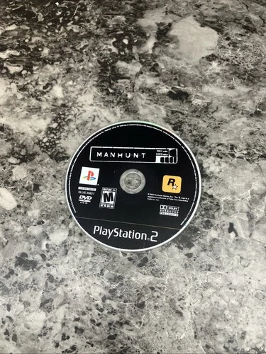 Guaranteed Work Manhunt (Sony PlayStation 2) PS2, Disc Only