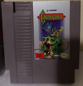 Castlevania, NES. 1987. cartuccia e scatola condizioni 60% pkg.