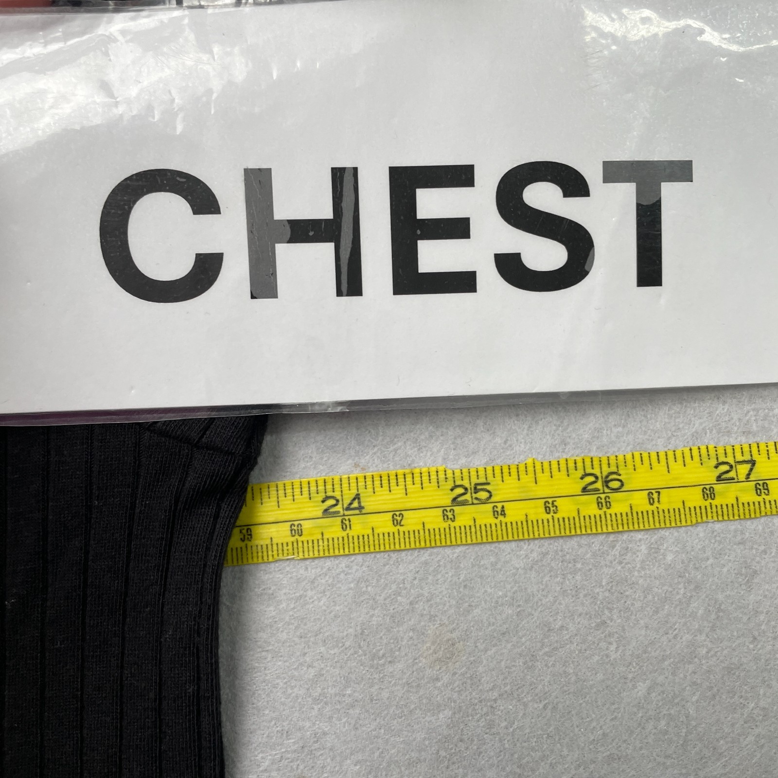 Calvin Klein Jeans T-Shirt Dress Womens Medium Black Rib Knit Short Sleeve Midi thumbnail 9