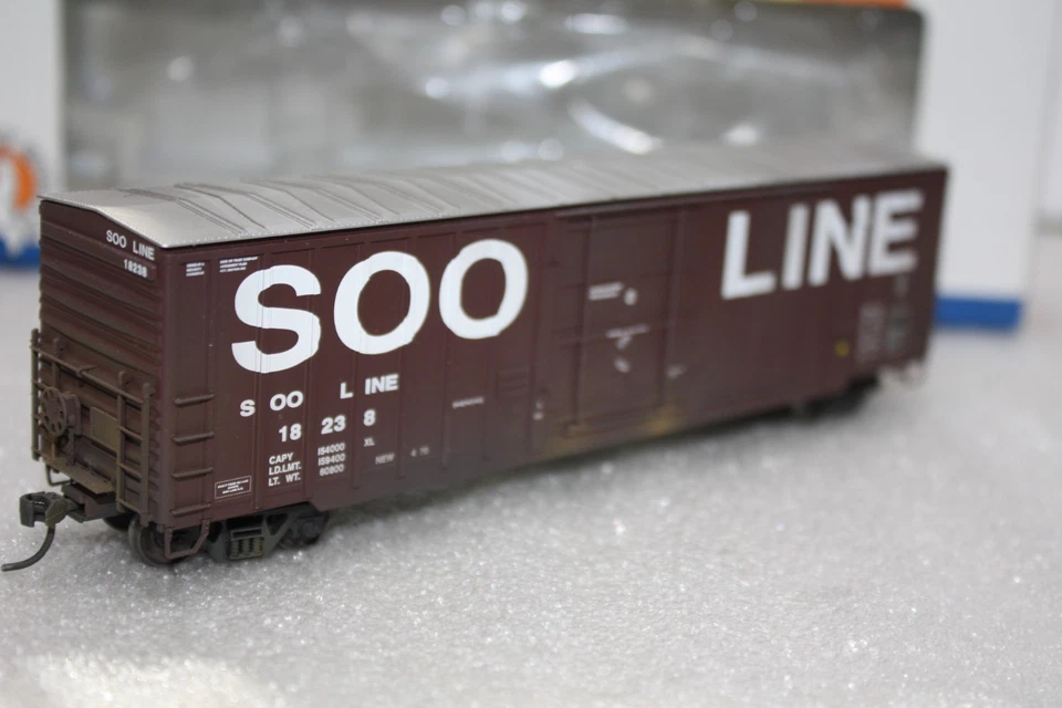 Fox Valley Models HO Scale SOO 7 Post Boxcar #18238 VGC - Image 4 of 4