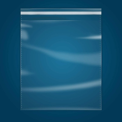 - 200 Count - 8'' X 10'' Self Sealing Cellophane Bags - Clear Cello Resealable Pla