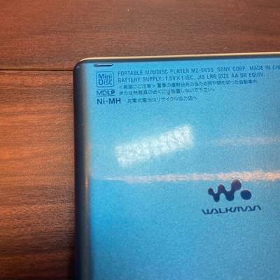 SONY MDウォークマン MZ-E630 MDプレーヤー 3844 SONY MD Walkman MZ-E630 MD Player 3844 From Japan | eBay
