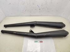 COPPIA TERMINALI SCARICO SPORTIVI CICLOMOTORE MOTO MORINI GUZZI BENELLI MALAN...