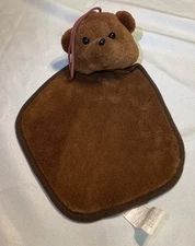 daiso Brown Bear Wash Cloth Lovey Security Blanket