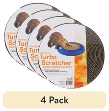  4 pack Turbo Scratcher Replacement Pad Recycled Cardboard