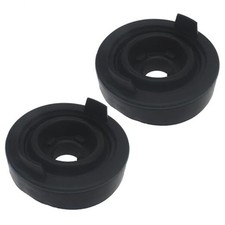 2 PCS Car Headlight Dust Covers Inner Diameter 80 mm H4 LED Rubber Seal Caps