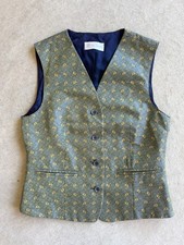 Vittoria Verani Weste, Paisley-Muster, Vintage Look, Gr. 38