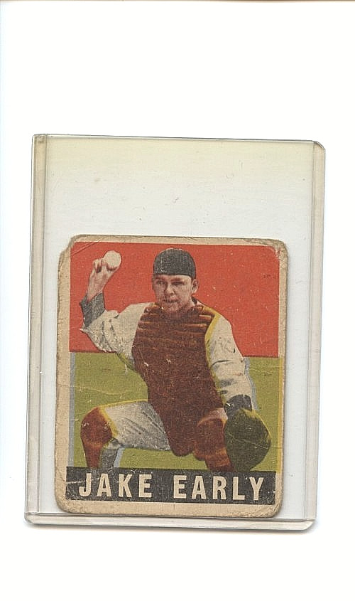 Jake Early #61 Baseball Cards 1948 Leaf trading card — raw and PSA graded price guide
