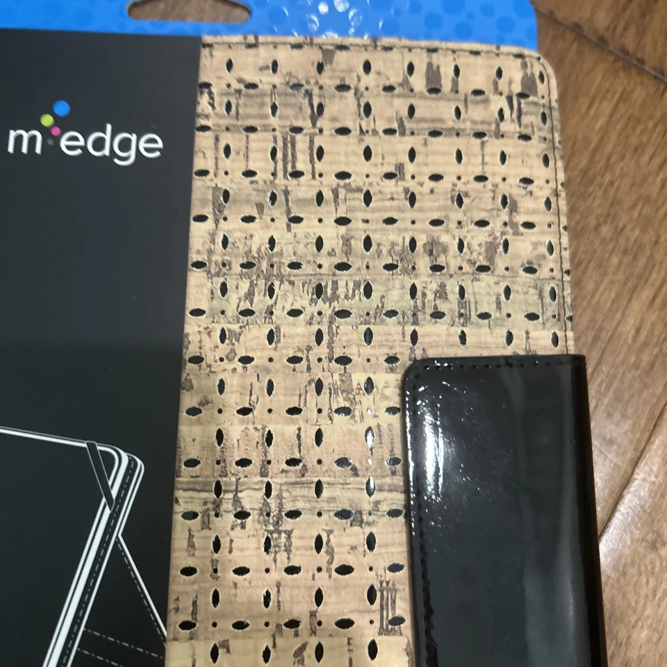 M-Edge Universal XL Stealth Tablet Case Fits 9-10" Tablets Tan Cork Black NEW - Image 4 of 4