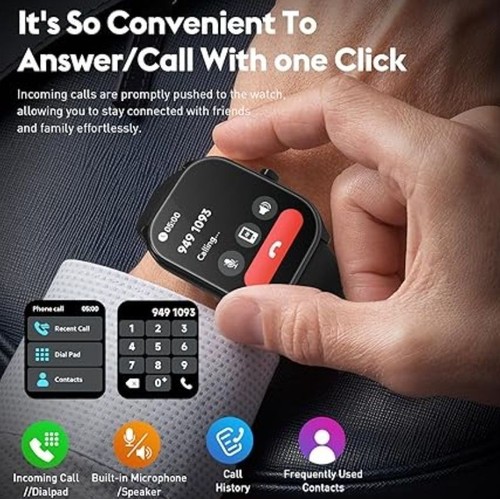 AOLON Curve 2.01" Smartwatch Fitness Tracker - Picture 4 of 6