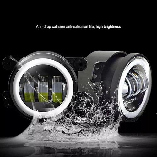 Reliable Weatherproof Performance from 4 Inch Round LED Fog Lights for Jeep - Picture 7 of 12