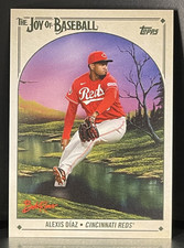 2023 TOPPS X BOB ROSS THE JOY OF BASEBALL ALEXIS DIAZ #85 REDS