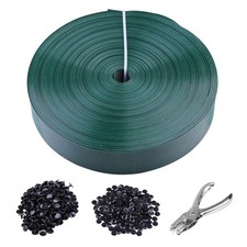 Chain Link Fence Tape,250ft×1.85in, Privacy Strip, Green,One Hole green 