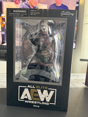 Diamond Select Toys Gallery Diorama AEW Wrestling Sting 2024 - NEU - SEALED !!!