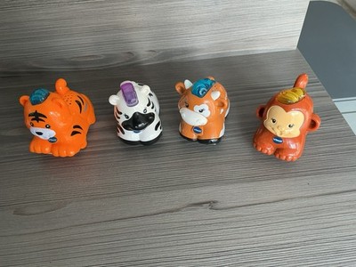 4 x VTech Toot Toot Tiere funktionierende Geräusche & Lichter Konvolut