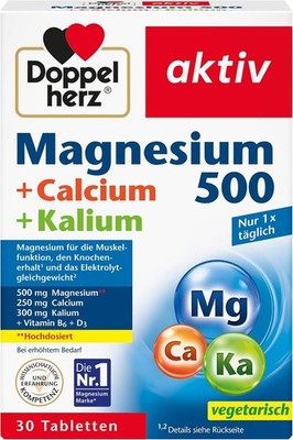 Doppelherz Magnesium 500 + Calcium + Kalium