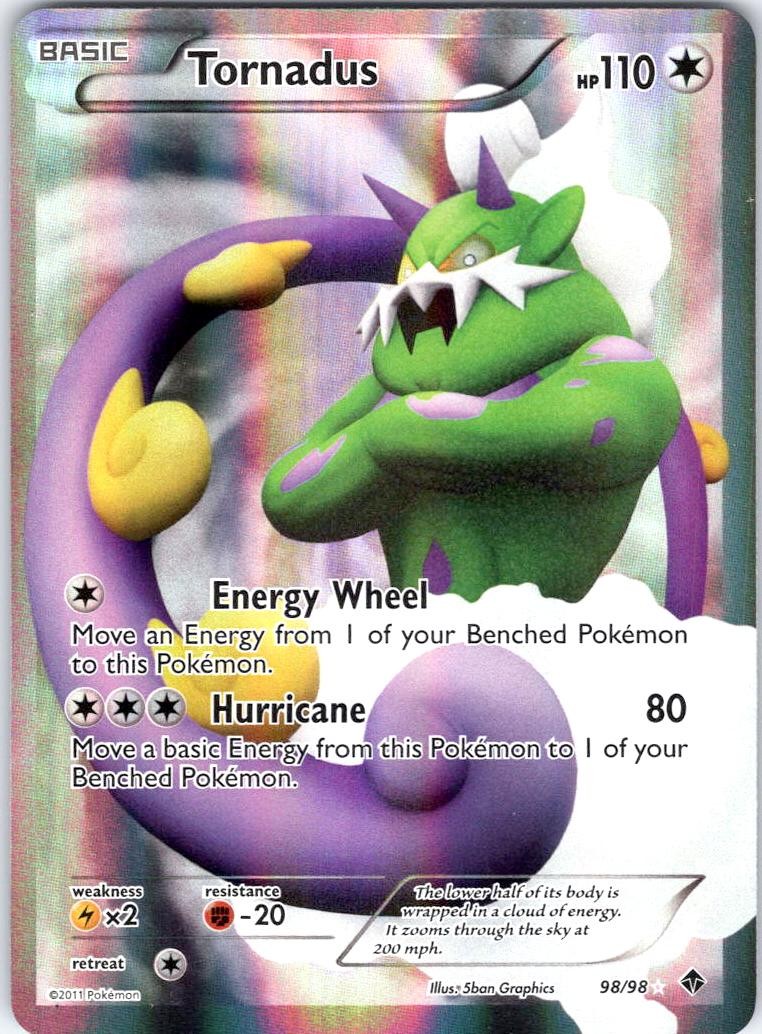 TORNADUS 98/98 EMERGING POWERS POKEMON NM/M
