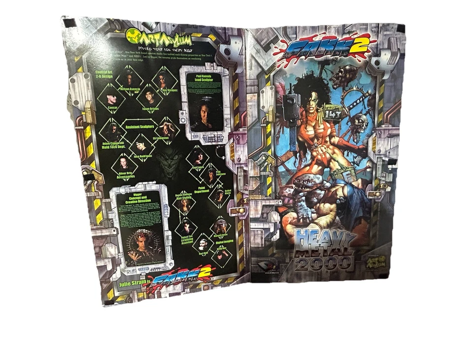 ART Asylum Heavy Metal 2000 FAKK2 Estatua Simon Bisley Julie Strain Kevin Eastman Foto 2 de 4