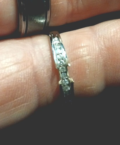 Natural Diamond Semi-Mount Ring 14K White GOLD - Picture 2 of 6