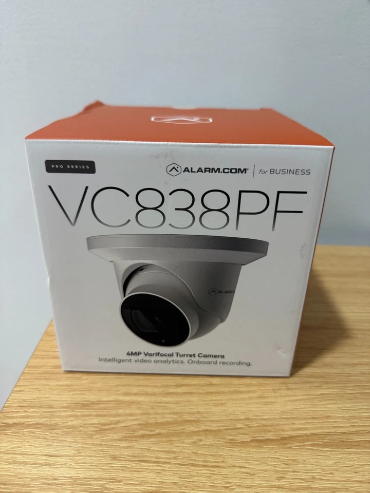 NEW Alarm.com ADC-VC838PF IP67 4MP Turret PoE Security Camera - Varifocal Lens - Image 2 of 4