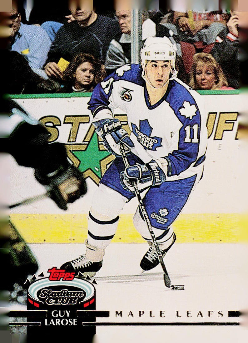 1992-93 Stadium Club #237 Guy Larose Toronto Maple Leafs