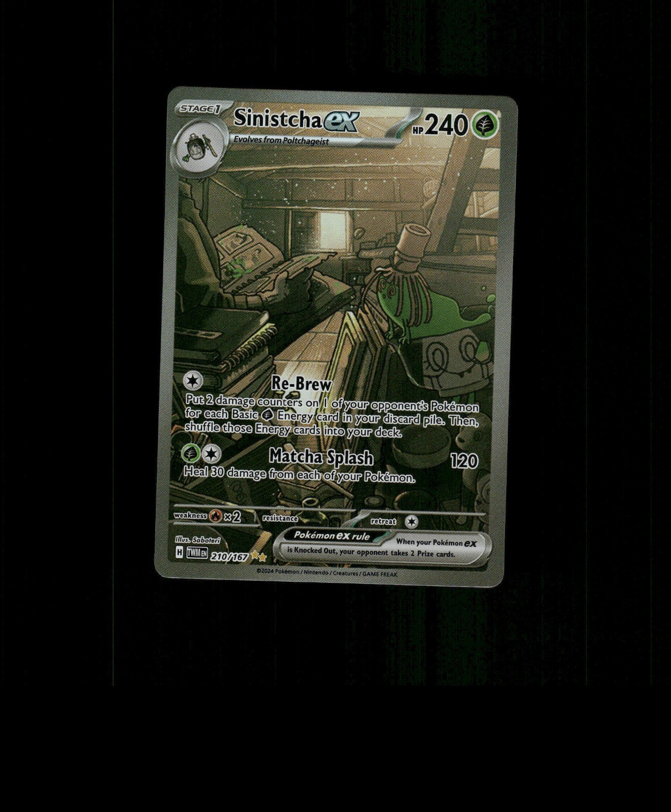  HOLO Sinistcha CARD READ DESCRIPTION BELOW FOR MORE DETAILS