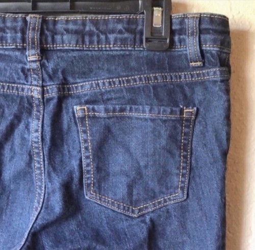 Cherokee Jeans Girls Kids Dark Wash Boot Cut Casual Denim Blue Jeans Girls Sz 14 - Picture 9 of 10