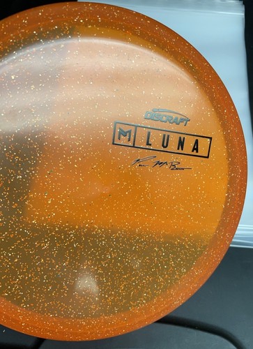 Discraft Luna - McBeth Z Sparkle - 173-174g Orangeish/Red - Picture 2 of 5