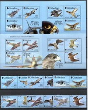 Gibraltar Wings of Prey 1999 und 2000 Postfrisch.